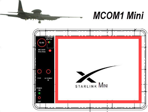 Starlink Mini MJ Sales MCOM1 Mini hard case 1st responders military utilities