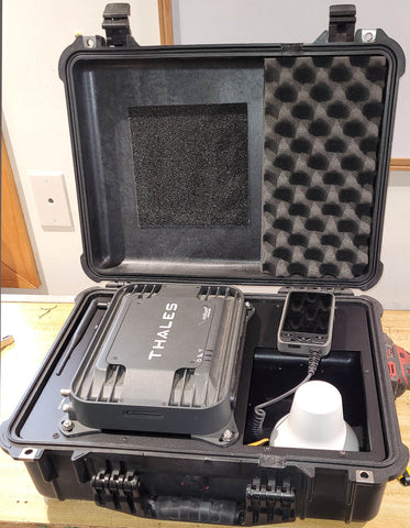 MCOM1 M200BM ruggedized hard case for Thales Certus 200 MissionLINK ESChat PTT