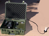 MCOM1 i Fly Away Hard Case with two ASE MC-03 Iridium Docks