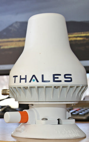 Thales MissionLINK 200 Iridium Certus antenna with MCOM1 SC-CERTUS Sea Sucker suction mount vaccuum mount
