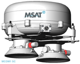 Seasucker mount for Iridium Certus Thales MissionLINK VesseLINK 700 MSAT G2 MSATe SpaceCom  Cobham antennas