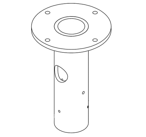 Iridium Pilot Antenna Pole Mount P/N PPM