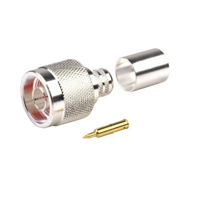 N Male For LMR400  RF INDUSTRIES N male connector for 9913, LMR-400, and 241543 RFN-1006-3I