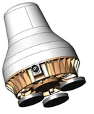 1100856-501 Thales Defense & Security, Inc. Broadband Land Mobile Certus Satellite Terminal and Low Gain Antenna MF200BV 1100856-501 antenna magnetic mount