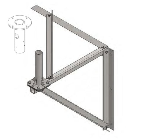 Iridium Pilot Pole Mount and Heavy Duty Wall Mount 'Combo'