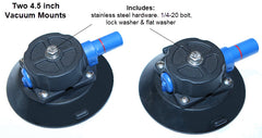 Set of two vacuum mounts, 4.5 inch Ultra strong, Starlink Starshield