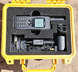 Yellow color Pelican 1200 hard case for Iridium 9555 and Iridium Extreme 9575 satphones and accessories
