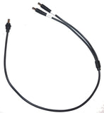 DC5521 Male Starlink Y-Cable Mini Power cable with 18 inch & 9 inch leads