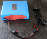 12V 26Ah 312 watt LiFePO4 Ultra Flat high capacity Li Ion battery with charger