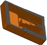 Rugged, flat hard case with milled Zote foam for Starlink &amp; Starshield Mini systems