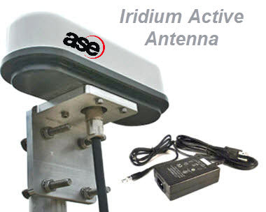 ASE Iridium active antenna