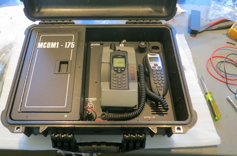 MCOM1 i75 Iridium Flyaway kit with ASE DK075 Docking Station