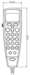 ASE handset ASE-MNT11 for ASE-9575A-HQ-DOD Dock for Iridium 9575A