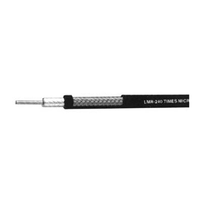 Times Microwave 50 Ohm Coax Cable LMR-240 1/4" Coaxial Cable